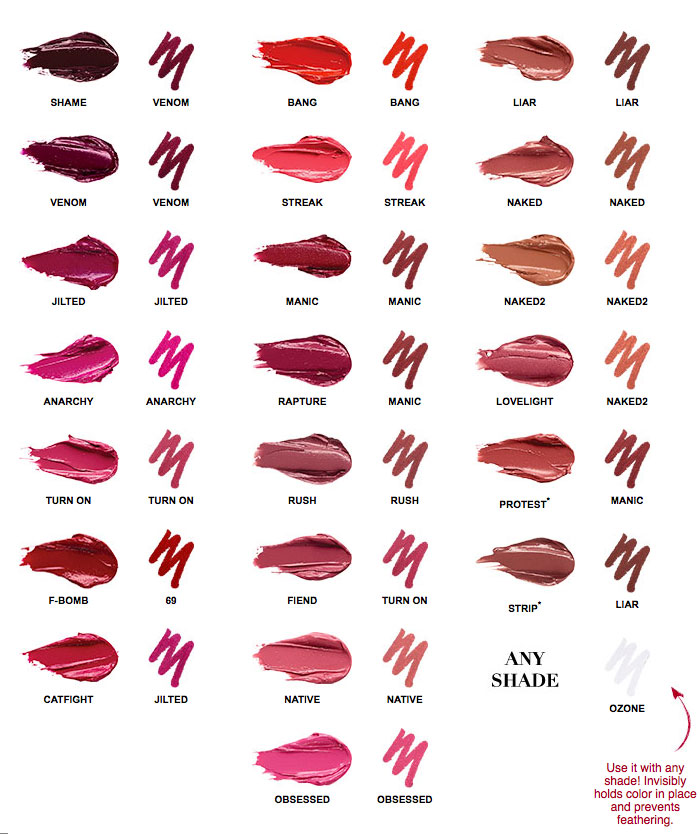 revolution_lipstick_collors