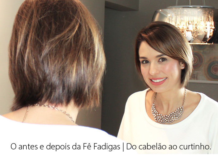 O novo corte de cabelo da Fê Fadigas