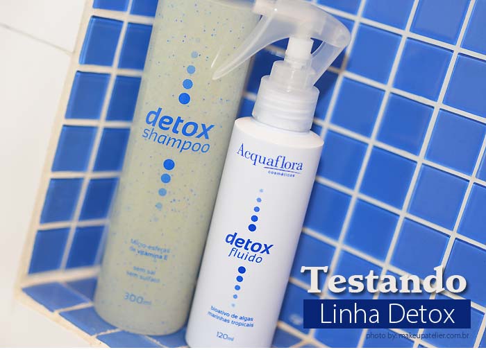 cabelos oleosos com linha Detox Aquaflora