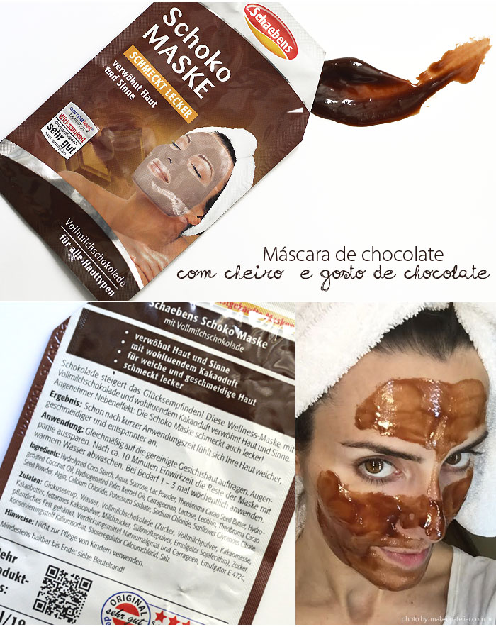 mascara de chocolate