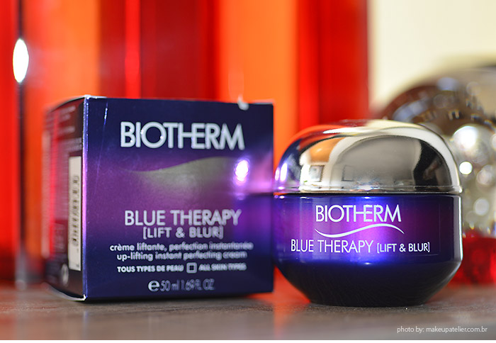 Pele lisinha | Testando Blue Therapy Lift & Blur da Biotherm
