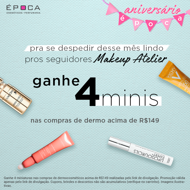 Quer ganhar desconto e + 4 miniaturas de marcas incríveis " Aproveite agora?