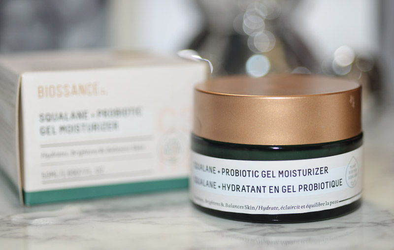 Gel creme hidratante para o rosto com esqualano e probiótico Biossance