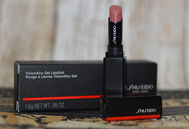 Testando o novo batom semi acetinado Visionary gel da Shiseido