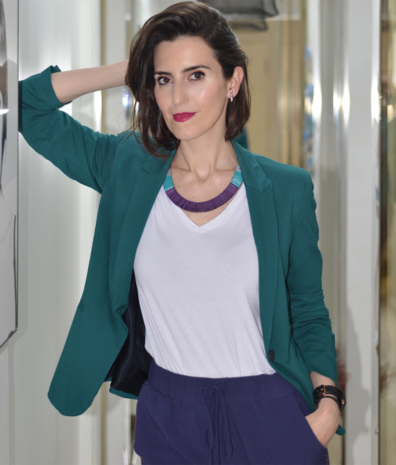 Look do Dia | Blazer de malha com calca jogger na minha cartela inverno frio