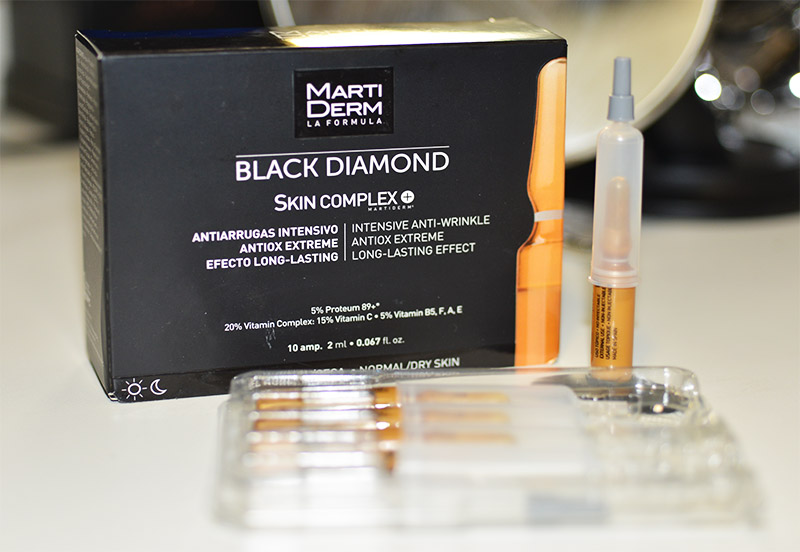Black diamond skin complex ampôlas com vitamina C da Martiderm