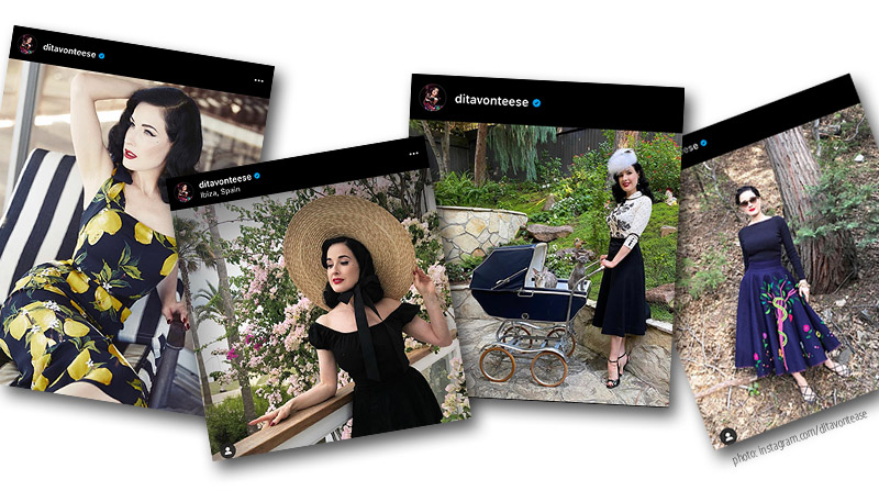 MODA | O estilo da atriz e bailarina Dita Von Teese