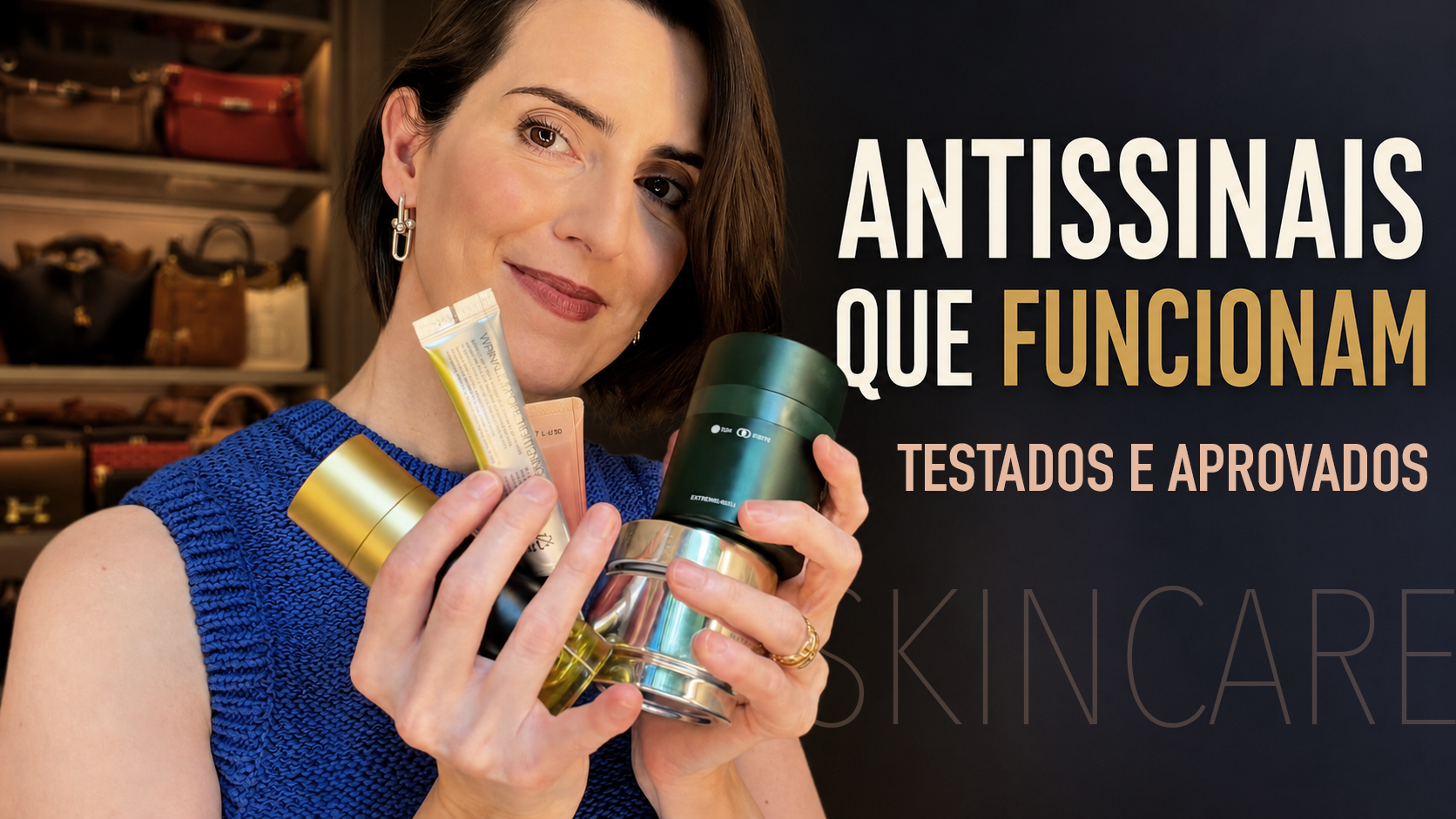 Produtos de skincare que fazem muito efeito nos sinais da idade